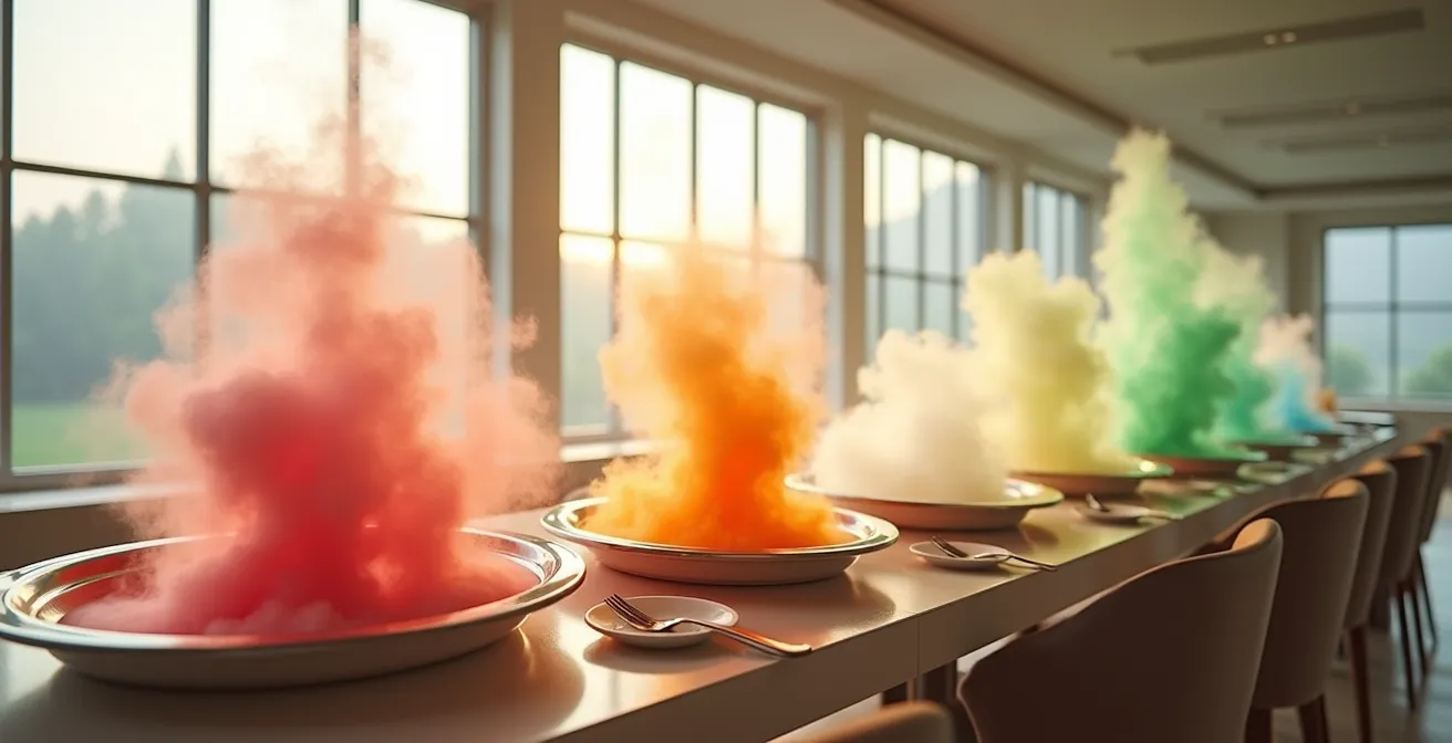 Detaillierte Darstellung der versteckten CO2-Emissionen bei Hotel-Buffets