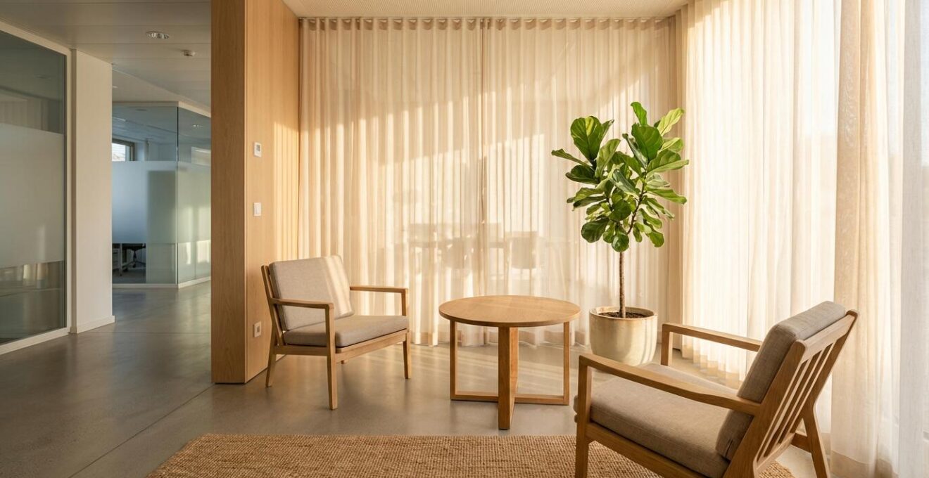 Vertrauensvolles Beratungsgespräch in professioneller Umgebung