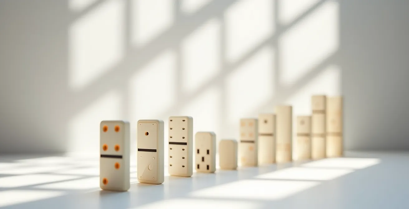 Wellenmuster-Visualisierung des Bullwhip-Effekts in der Lieferkette