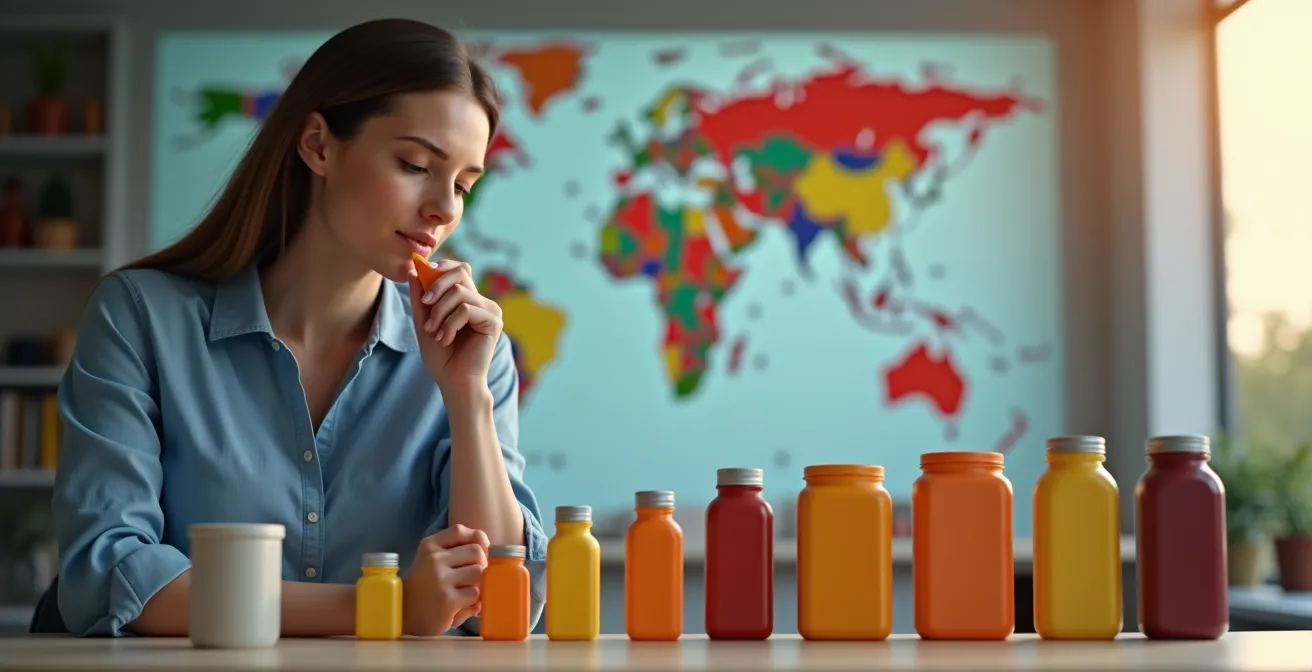 Globale Marktexpansion mit lokaler Produktanpassung visualisiert